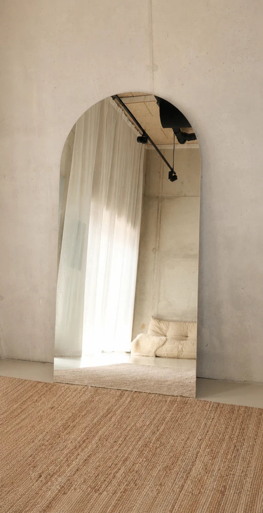 Luna Frameless Arched Full Length Mirror – 200 x 100 cm