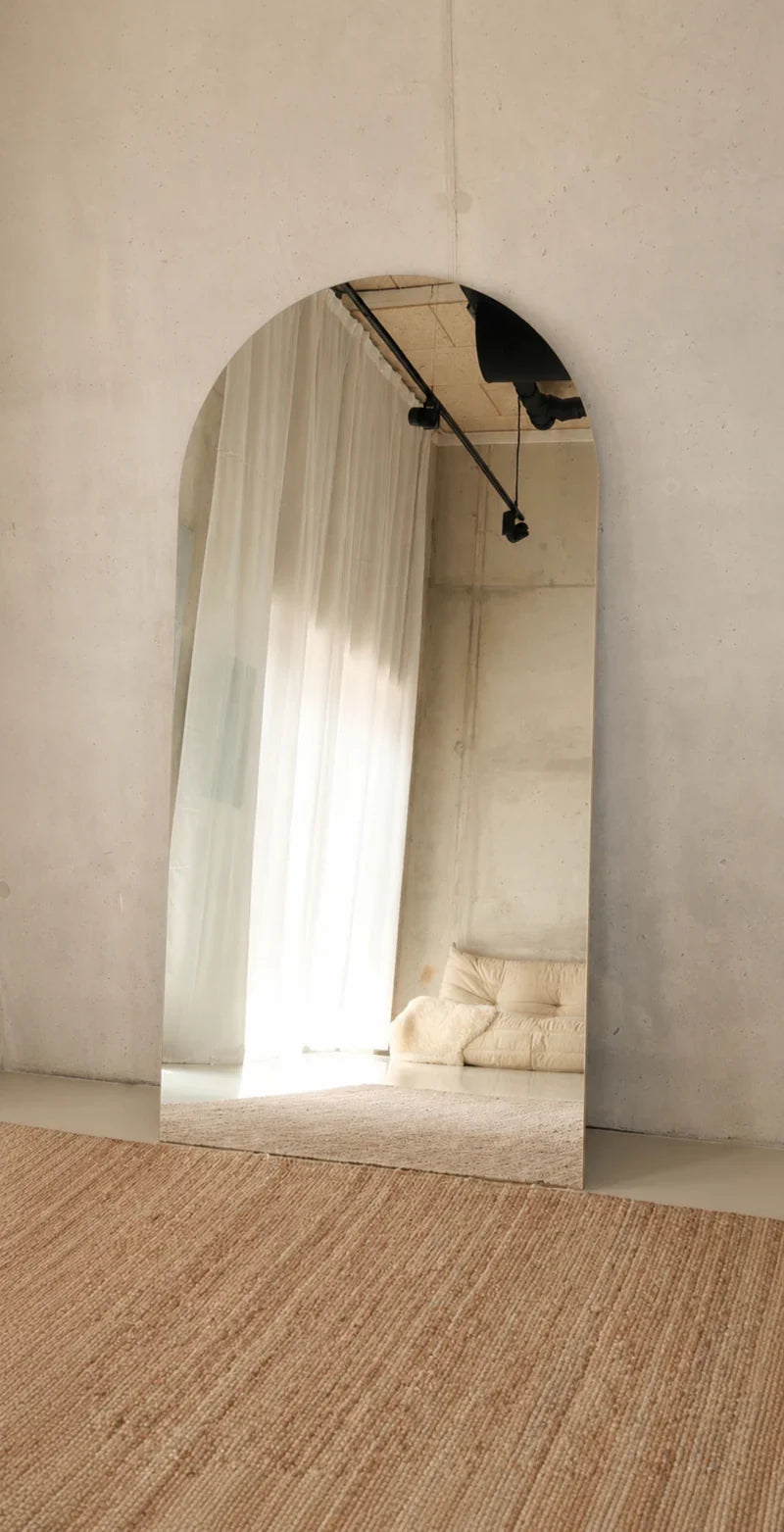 Luna Arched Full Length Mirror with LED Lighting – 200 x 100 cm